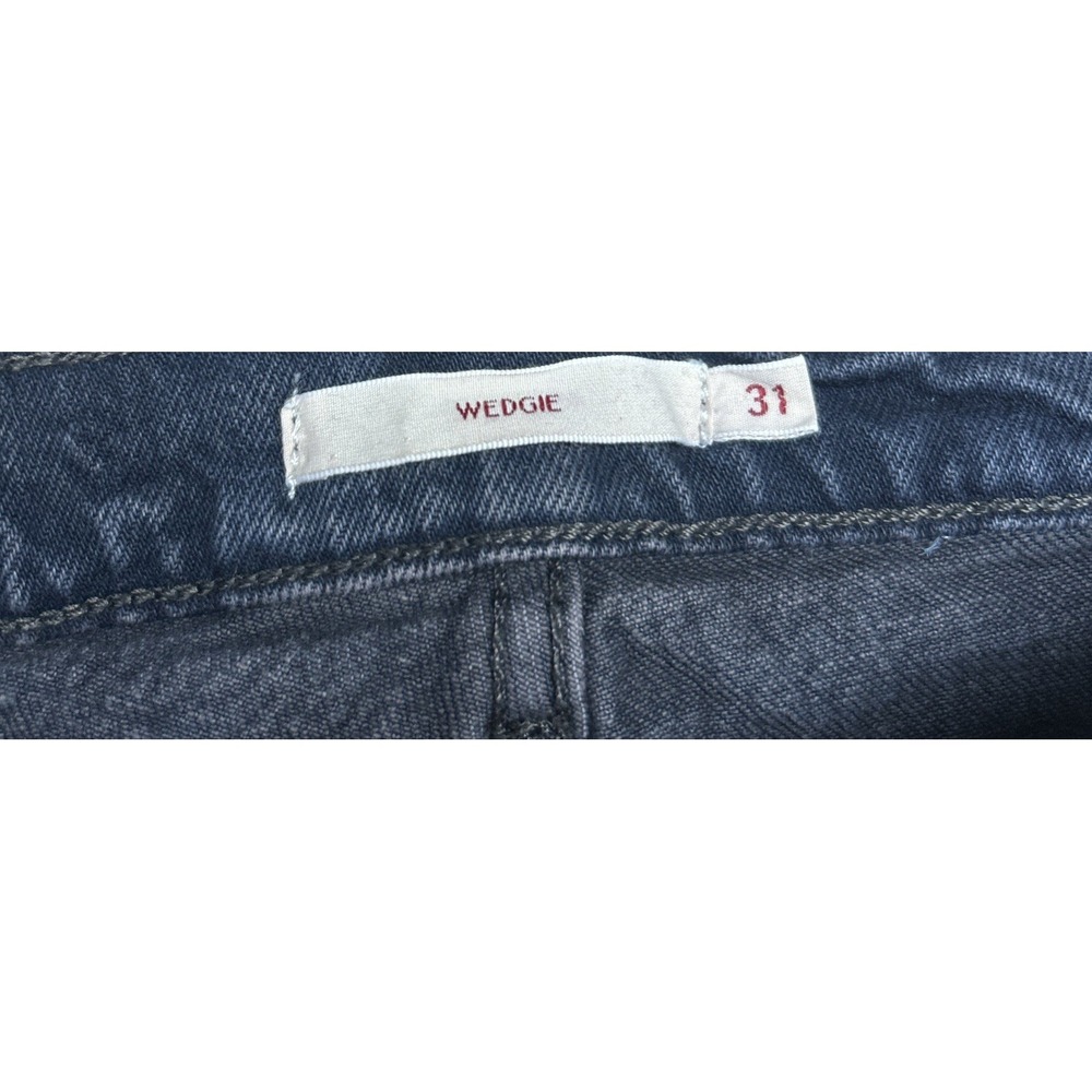 Levis Wedgie BIG E Button Fly Stretch Womens Sz 31 Straight, EXCELLENT CONDITION - Picture 12 of 13
